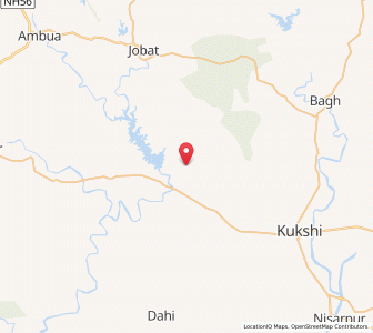 Map of Kadwal, Madhya Pradesh