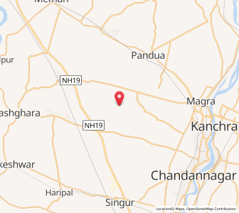 Map of Kagji, West Bengal