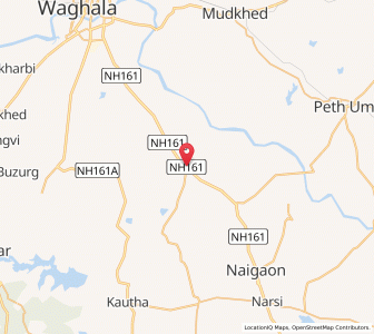 Map of Kahal, Maharashtra