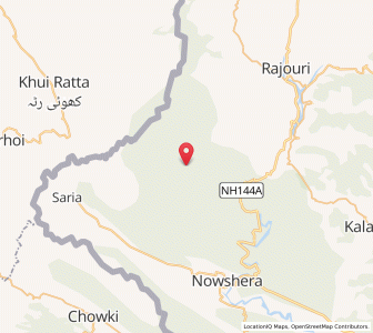 Map of Kahla, Kashmir
