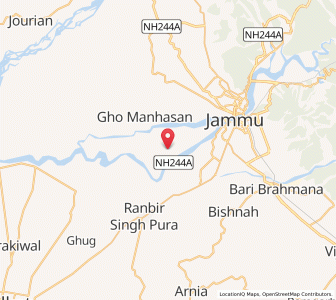 Map of Kahlian, Kashmir