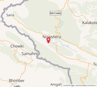 Map of Kailar, Kashmir