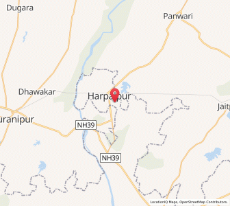 Map of Kaimaha, Madhya Pradesh