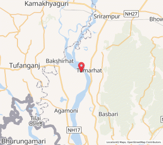 Map of Kaimari, Assam