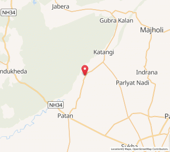 Map of Kaimori, Madhya Pradesh