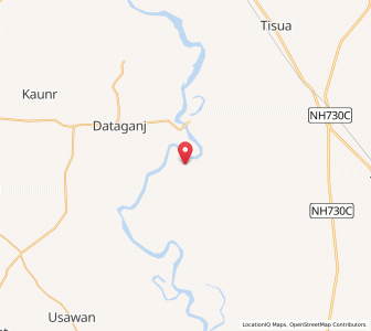 Map of Kainaini, Uttar Pradesh