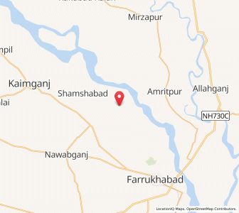 Map of Kainchia, Uttar Pradesh
