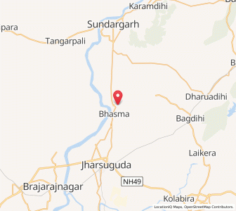 Map of Kainsara, Odisha