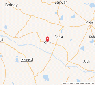Map of Kairot, Rajasthan