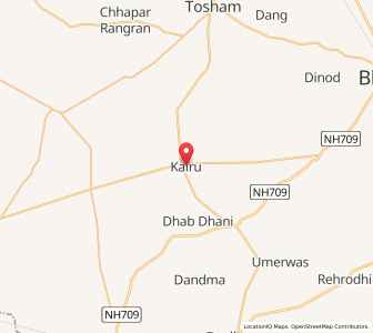 Map of Kairu, Haryana