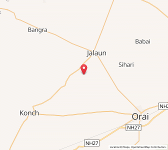 Map of Kaith, Uttar Pradesh