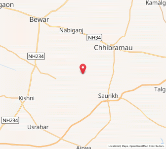 Map of Kaithauli, Uttar Pradesh