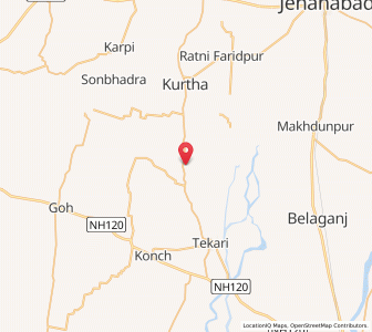 Map of Kaiyatanr, Bihar