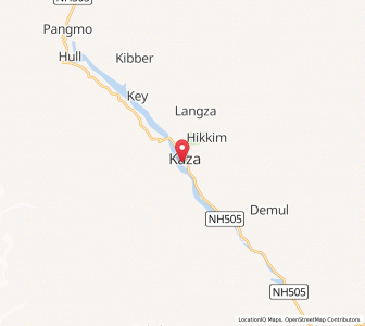 Map of Kaja, Himachal Pradesh