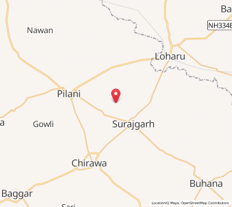 Map of Kajara, Rajasthan