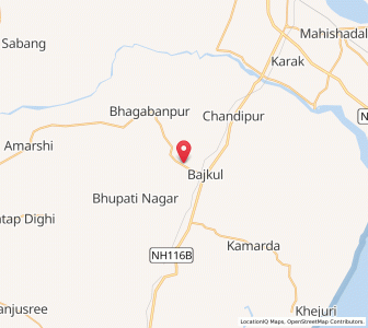 Map of Kajlagarh, West Bengal
