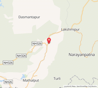 Map of Kakariguma, Odisha