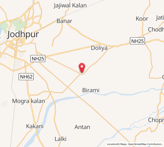 Map of Kakelao, Rajasthan