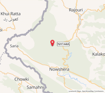 Map of Kaki na Kot, Kashmir