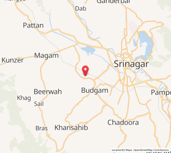 Map of Kakinmaran, Kashmir