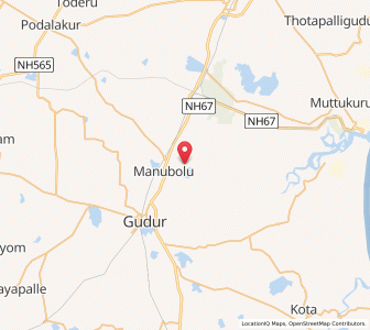 Map of Kakitalapuru, Andhra Pradesh