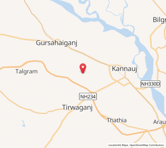 Map of Kaklapur, Uttar Pradesh