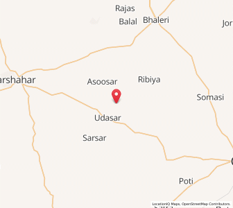 Map of Kaklasar, Rajasthan