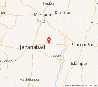 Map of Kako, Bihar