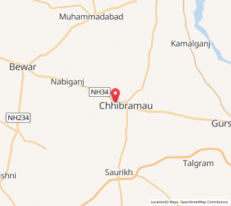 Map of Kakraiya, Uttar Pradesh