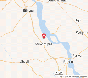 Map of Kakupur, Madhya Pradesh
