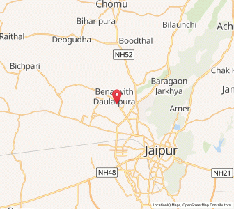 Map of Kakuri Dhani, Rajasthan