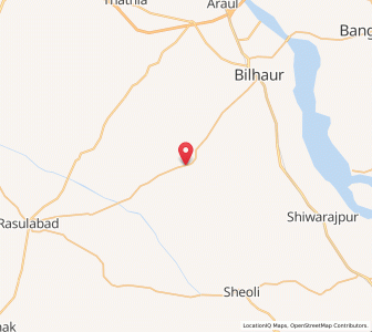 Map of Kakwan, Uttar Pradesh