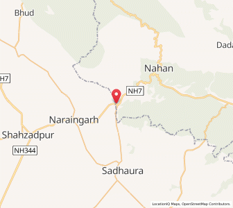 Map of Kala Amb, Himachal Pradesh