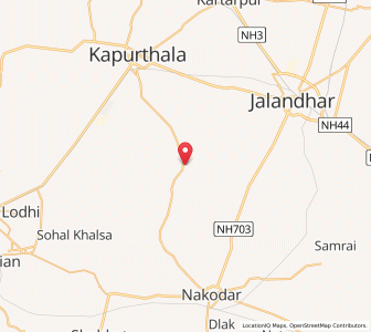 Map of Kala, Punjab