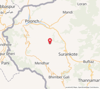 Map of Kalabar, Kashmir