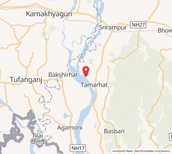 Map of Kalachanpara, Assam