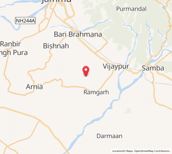 Map of Kalah, Kashmir