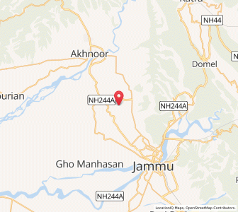 Map of Kalakam, Kashmir