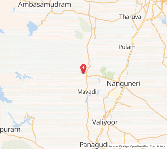 Map of Kalakkadu, Tamil Nadu