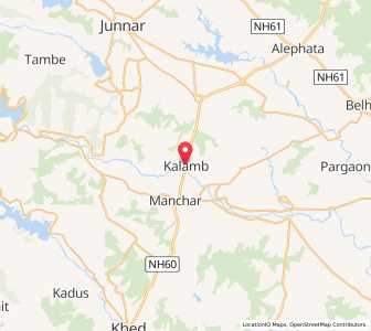Map of Kalamb, Maharashtra