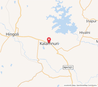 Map of Kalamnuri, Maharashtra