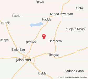 Map of Kalan Ghat, Rajasthan