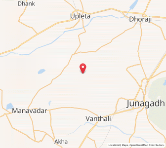 Map of Kalana, Gujarat