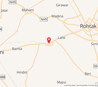 Map of Kalanaur, Punjab
