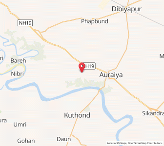 Map of Kalanpur, Uttar Pradesh