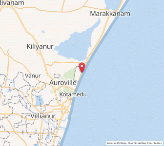 Map of Kalapettai, Tamil Nadu