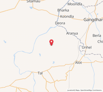 Map of Kalaria, Madhya Pradesh