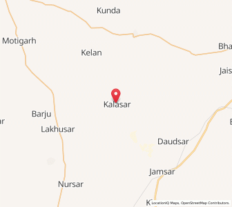 Map of Kalasar, Rajasthan