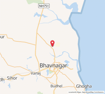 Map of Kalatalav, Gujarat