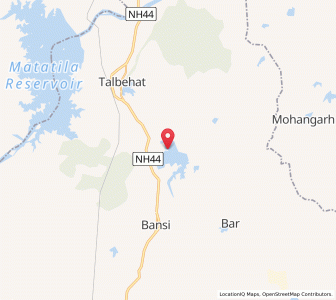 Map of Kalathra, Uttar Pradesh